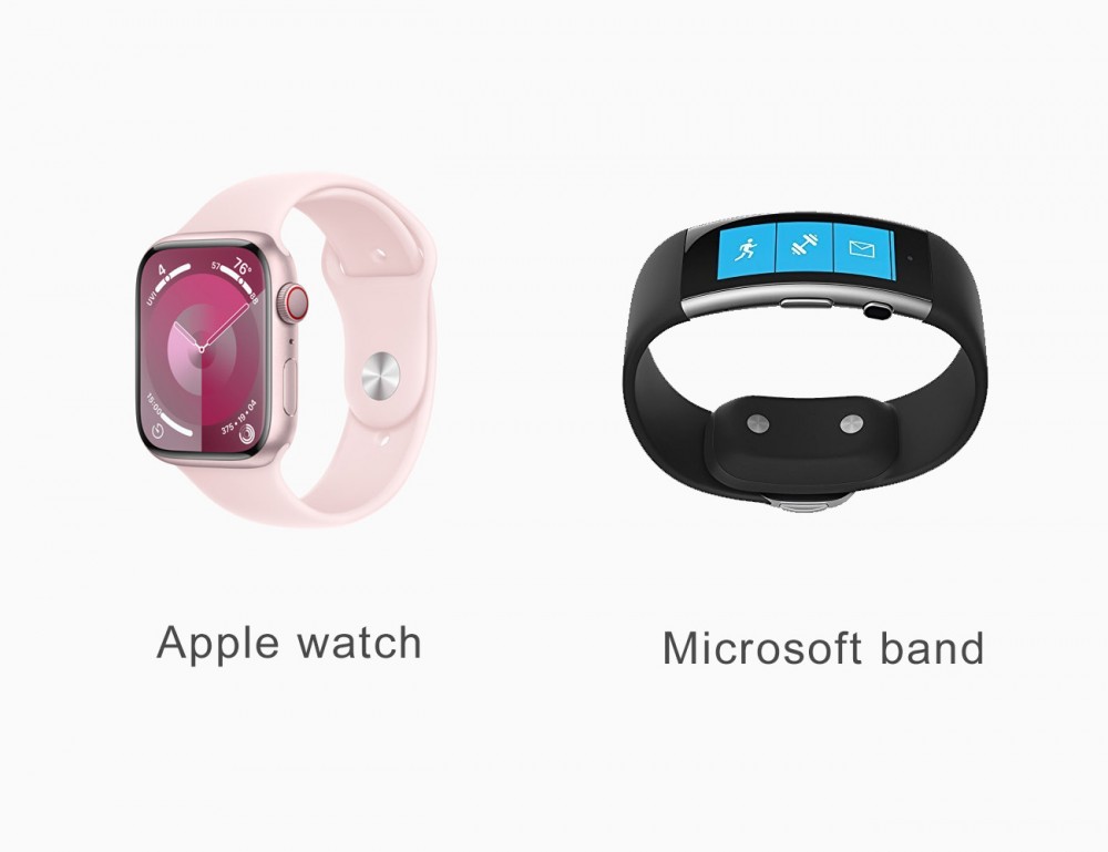 Apple watch Microsoft band Apple watch Microsoft band