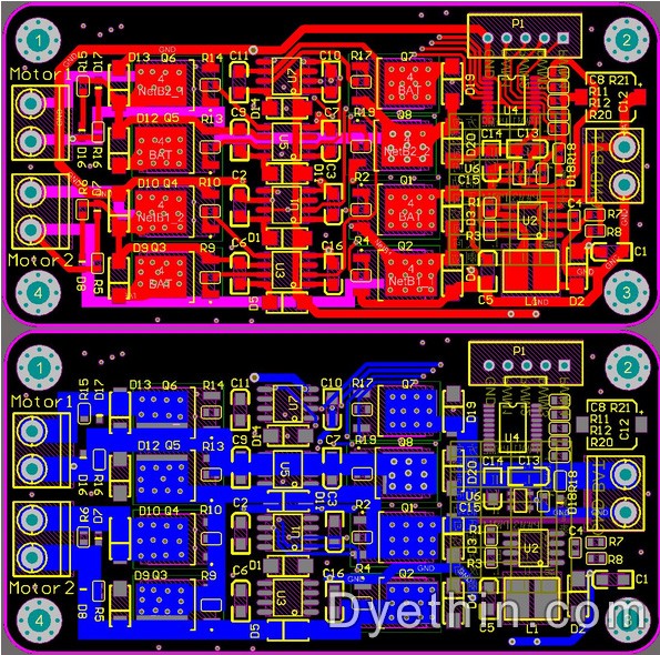 Bridge Motor Drive Circuit Circuit Diagram