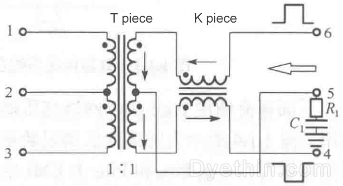 How does a network transformer work? Circuit Diagram