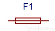 Electrical symbol for fuse