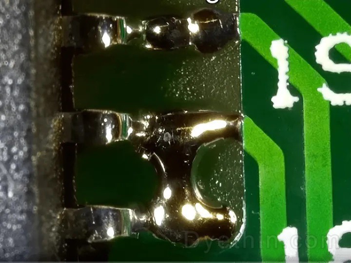 Solder bridge diagram Solder bridge diagram