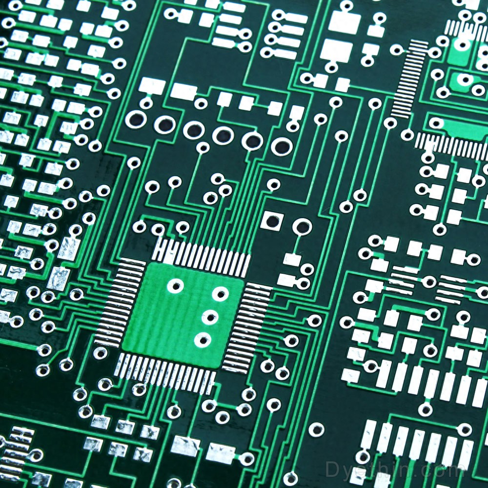 PCB with via holes