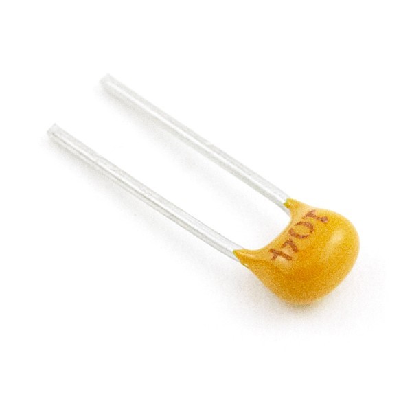 Why should a 0.1uF capacitor be placed near the chip?