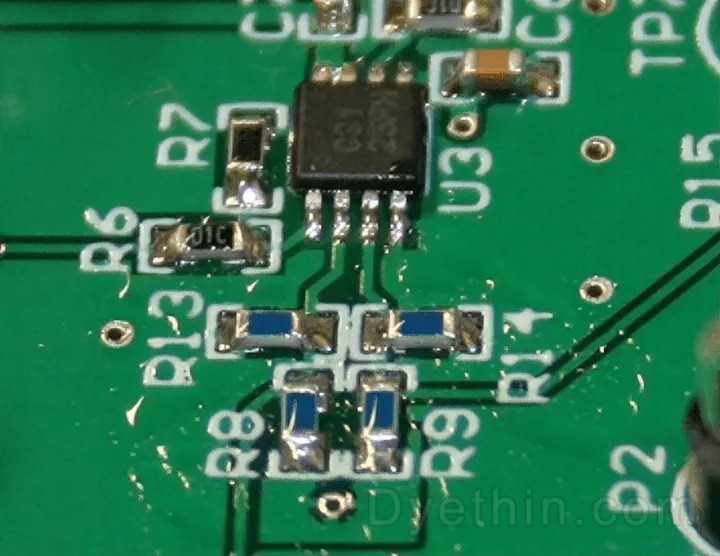 Welding spatter around surface mount components Welding spatter around surface mount components