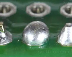 Too much solder Too much solder