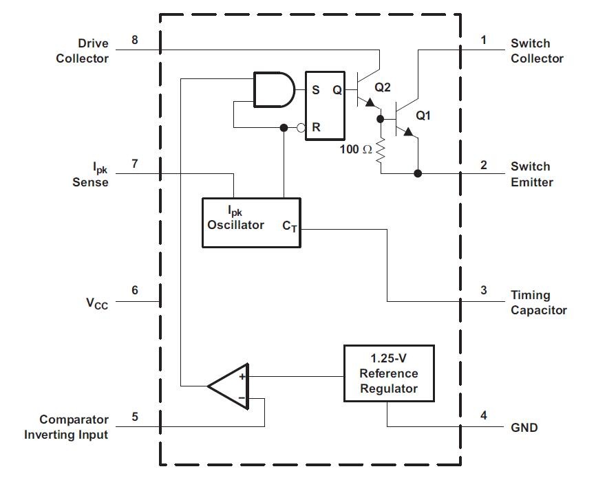 MC34063 Datasheet, pinout, 5V to 12V, -12V simulation and physical ...