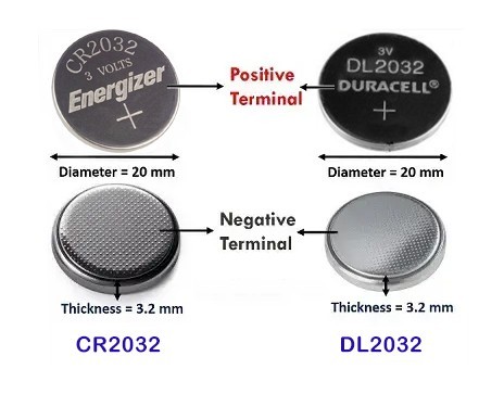 DL2032 vs CR2032: Is DL2032 Same As CR2032