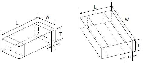 Standard External Dimensions Standard External Dimensions