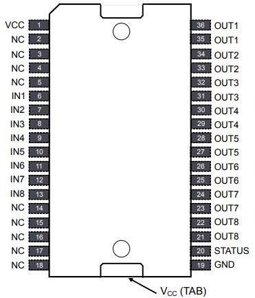 VN808CMTR-E pinout