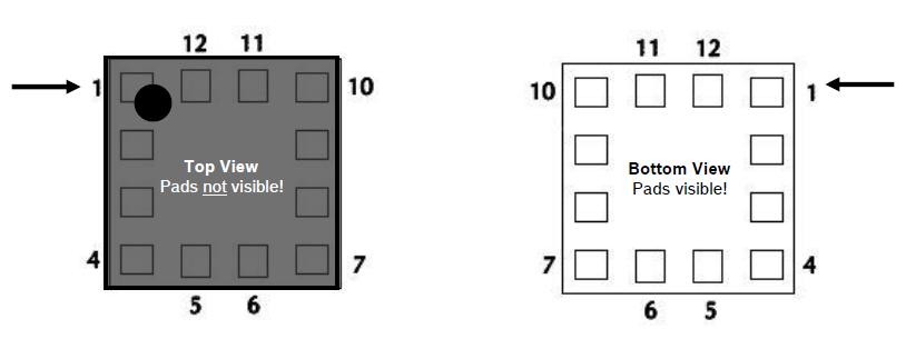 BMA253 Pinout
